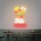 Fast Food Burger Fries and Drink LED Neon Sign