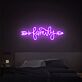 Family Script with Arrow LED Neon Sign