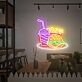 Burger Fries and Drink LED Neon Sign