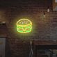Cheeseburger LED Neon Sign