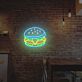 Cheeseburger LED Neon Sign