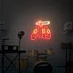 Downward Hand with Cigarette LED Neon Sign