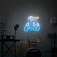 Downward Hand with Cigarette LED Neon Sign