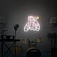Downward Hand with Cigarette LED Neon Sign