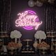 Happy Birthday Script with Heart LED Neon Sign