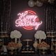 Happy Birthday Script with Heart LED Neon Sign