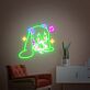 Hatsune Miku with Music Notes LED Neon Sign