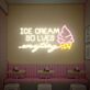 Ice Cream Solves Everything with Cone LED Neon Sign