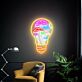 Mushrooms in Light Bulb LED Neon Sign