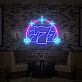 777 Slot Machine LED Neon Sign