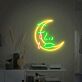Crying Crescent Moon Face LED Neon Sign