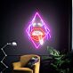 Smoking Woman LED Neon Sign