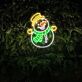 Brighten Your Festivities: Snowman Led Neon Sign for Xmas Party, Holiday Home Decor, and Perfect Christmas Gift Wall Art.