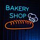 Bakery Shop Bread and Chef Hat LED Neon Sign