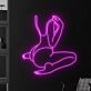 Seated Woman Line Art LED Neon Sign