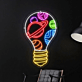 Brighten Up Your Space: Bulb Galaxy Led Neon Sign for Vibrant Home Decor, Office Ambiance, and Festive Christmas Celebrations.