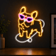 Brighten Up Your Space: Perfect for Home Decor, Parties, and Bars - Bulldog Skateboarding Led Neon Sign