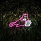 Brighten Your Reading Nook and Add Whimsy to Weddings and Parties with the Cat Book Led Sign Animal Lover Neon Light Cat Book Led Light Bookworm Deco.