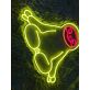 Christmas Sloth Doing Yoga LED Neon Sign