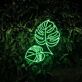 Monstera Leaf Led Neon Sign Art Deco Green Leaf