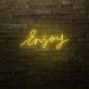 Enjoy Script LED Neon Sign