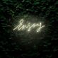 Enjoy Script LED Neon Sign