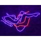 Oral Sex Couple Pose LED Neon Sign
