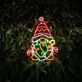 Santa Claus Hug Christmas Tree Led Neon Sign
