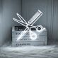 Scissors And Comb Neon Led Sign Welcome Spa Logo Deco Barber Led Neon Light