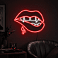 Sexy Lips Dripping Led Neon Sign Sexy Lips Led  Bar Club Led Light