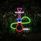 Smoking Shop Led Neon Sign Light Shop Wall Led Art Leaf Led Light Smoking Sign