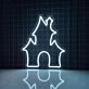 Ghost House Neon Sign Halloween Neon Sign Light Devil S House