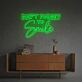 Dont Forget To Smile LED Custom Neon Sign