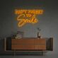 Dont Forget To Smile LED Custom Neon Sign