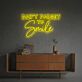 Dont Forget To Smile LED Custom Neon Sign
