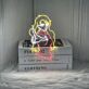 Anime Enforcer Girl Neon Sign