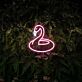 Flamingo Pool Floaty Neon Sign