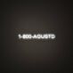 1-800-AGUSTD LED Neon Sign