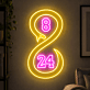 The Undefeated 824 Neon Sign