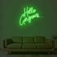Overlapping Hello Gorgeous Script LED Neon Sign