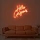 Overlapping Hello Gorgeous Script LED Neon Sign