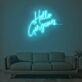 Overlapping Hello Gorgeous Script LED Neon Sign