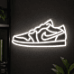 Aj1 Low White Neon Sign
