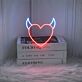 Devil Heart Neon Sign