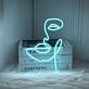 Face Line Neon Sign