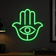 Hamsa Neon Sign