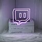 Logo Twitch Neon Sign