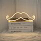 Mustache Neon Sign