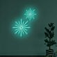 Double Christmas Star LED Neon Sign