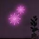 Double Christmas Star LED Neon Sign